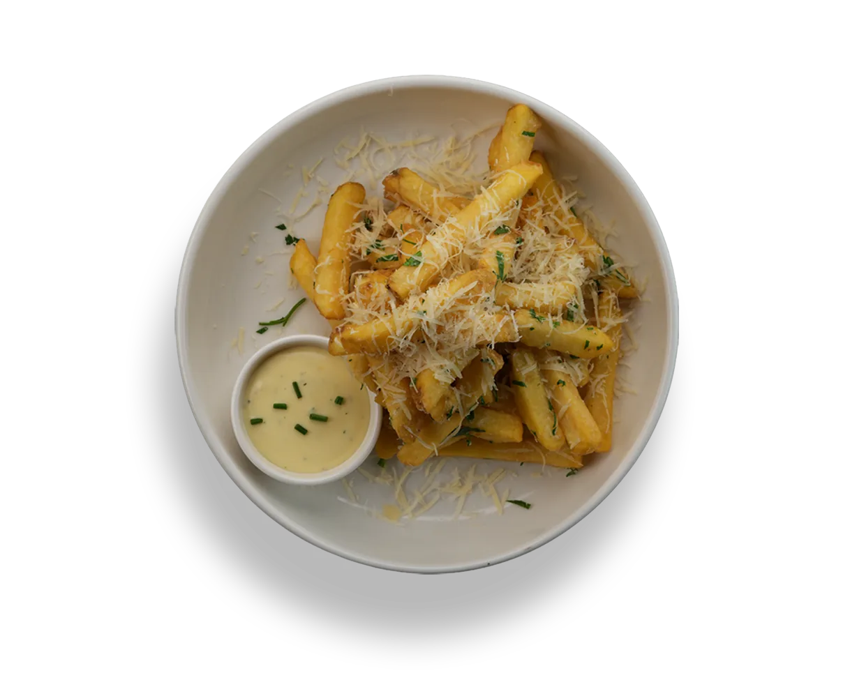 Parmesanlı patates kasesi